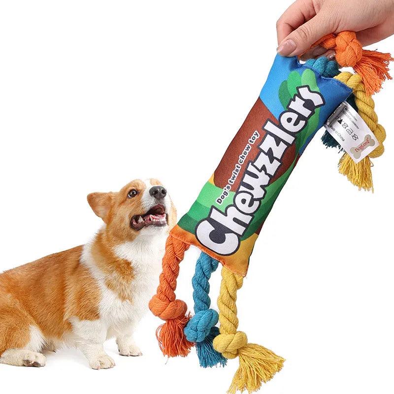 Both-ends Bite Resistant Color Ropes Chew Toys for Cleaning Puppy Teeth - The Pet Talk