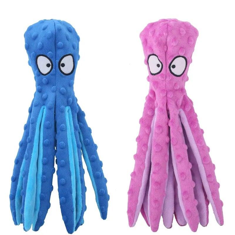 Puppy Dog Octopus Chew Toys Bite Resistant Interactive Toy - The Pet Talk