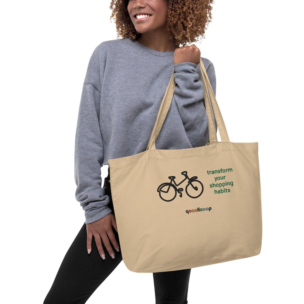 Transform your shopping habits | Oyster | Large organic tote bag - The Pet Talk