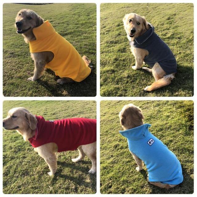 Dog Clothes Winter Warm Pet Vest Jacket Soft Coat - The Pet Talk