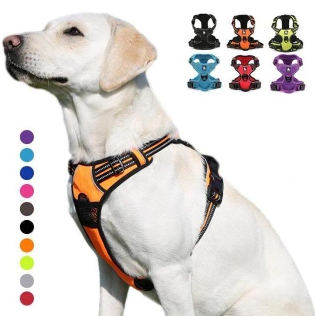 Durable Reflective Pet Harness Running Safety Lift Pulling - The Pet Talk
