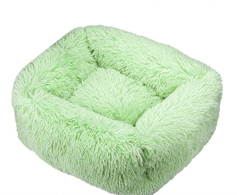 Luxury Dog Bed Square Dog Beds Long Plush Dog Mat Beds - The Pet Talk