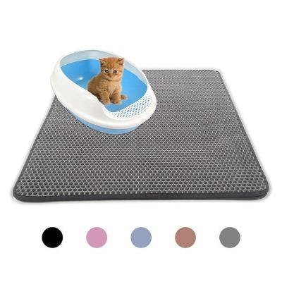 Pet Cat Bowl Mat Double Layer Waterproof Non-slip Mat - The Pet Talk