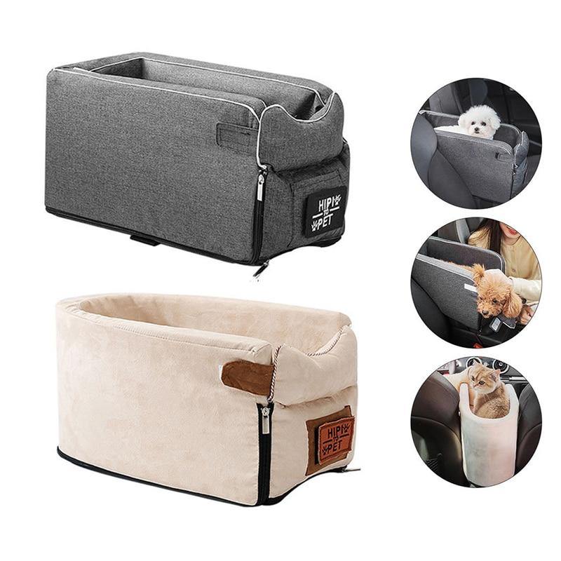 Pet Cat Dog Safety Portable Pet Carrier Central Car Travelling Seat Transport Kennel Bed Easy - The Pet Talk