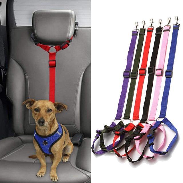 Universal Practical Cat Dog Safety Adjustable Car Seat Belt - The Pet Talk