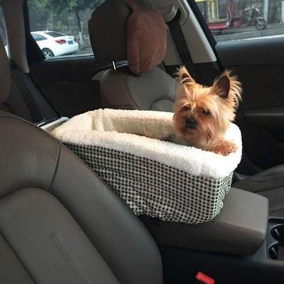 Universal Vehicle Armrest Box Pet Carrier Seat Non-Slip - The Pet Talk