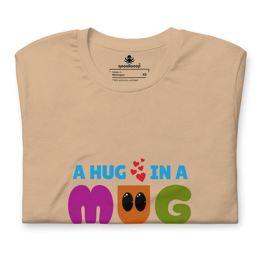 A Hug In A Mug | Short Sleeve Multi-color Unisex Tees - The Pet Talk