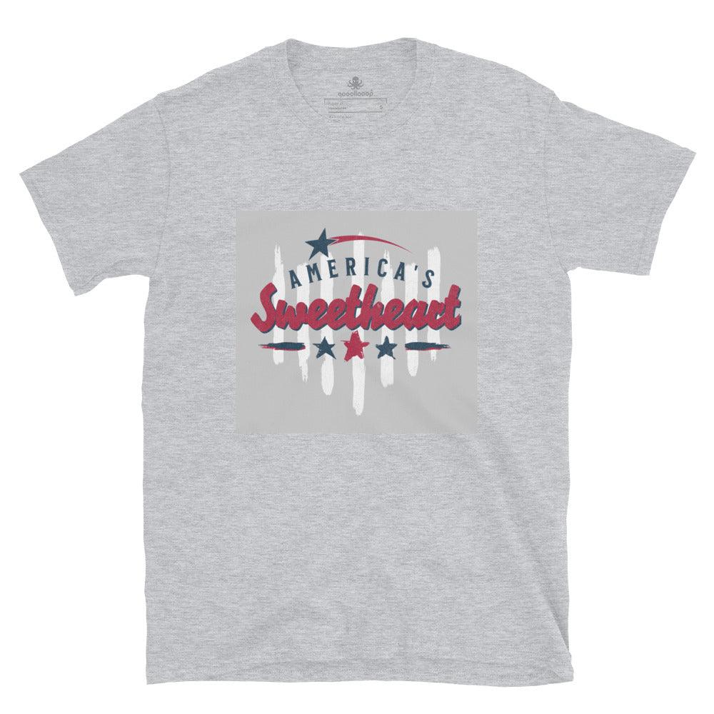 America's Sweetheart | Short-Sleeve Unisex Soft Style T-Shirt - The Pet Talk
