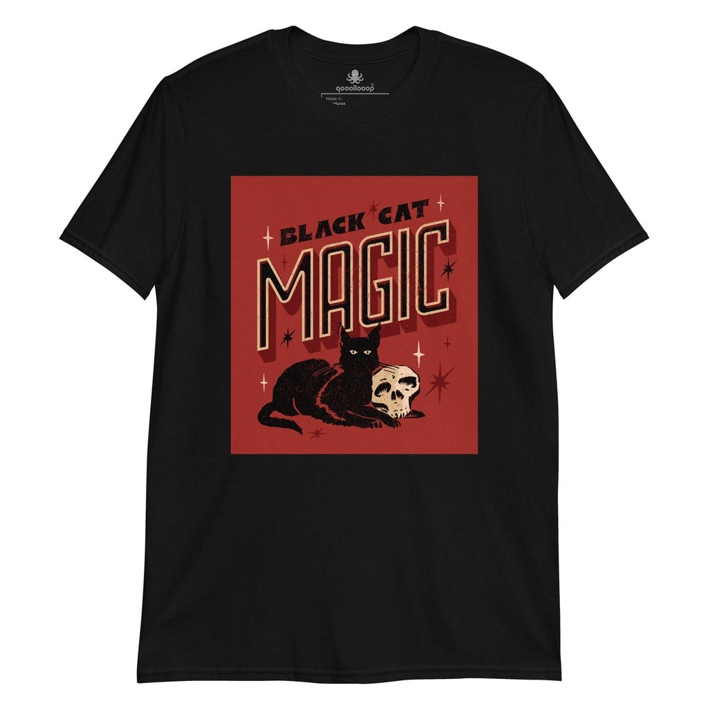 Black Cat Magic | Unisex Soft Style T-Shirt - The Pet Talk