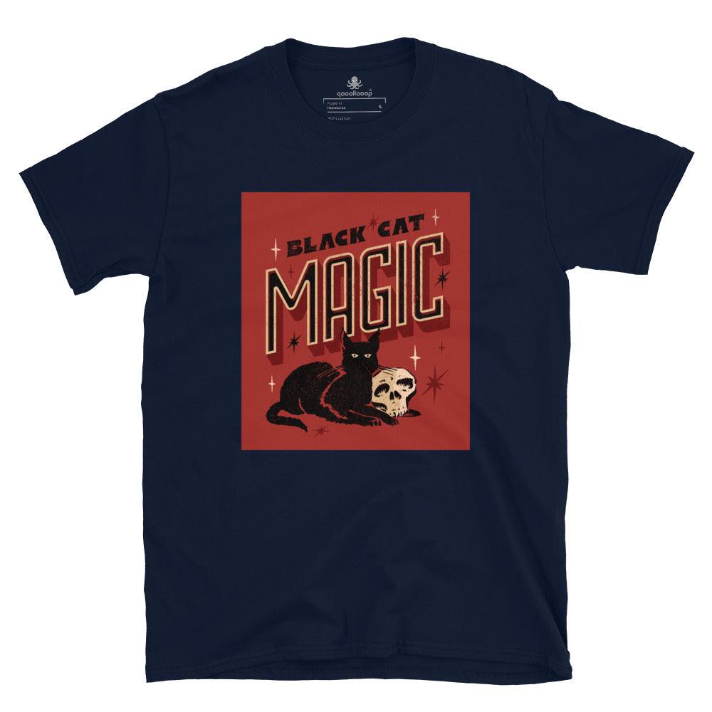 Black Cat Magic | Unisex Soft Style T-Shirt - The Pet Talk