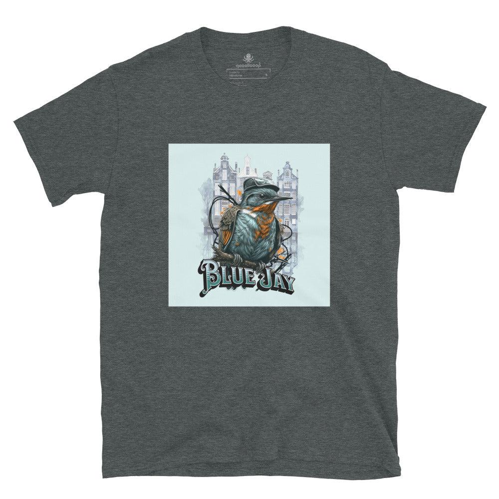 Blue Jay | Short-Sleeve Unisex Soft Style T-Shirt - The Pet Talk