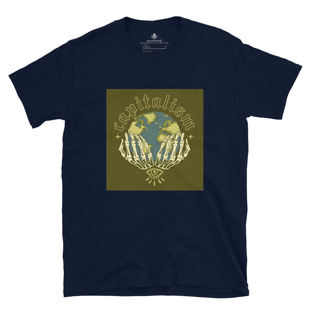 Capitalism Earth | Unisex Soft Style T-Shirt - The Pet Talk