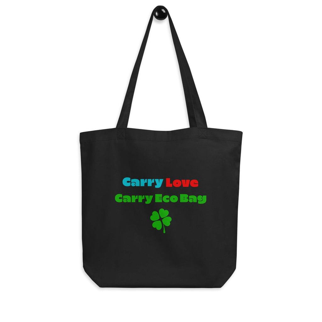 Carry Love Carry Eco Bag | Black and Oyster | Eco Tote Bag - The Pet Talk
