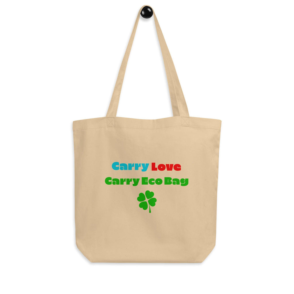 Carry Love Carry Eco Bag | Black and Oyster | Eco Tote Bag - The Pet Talk