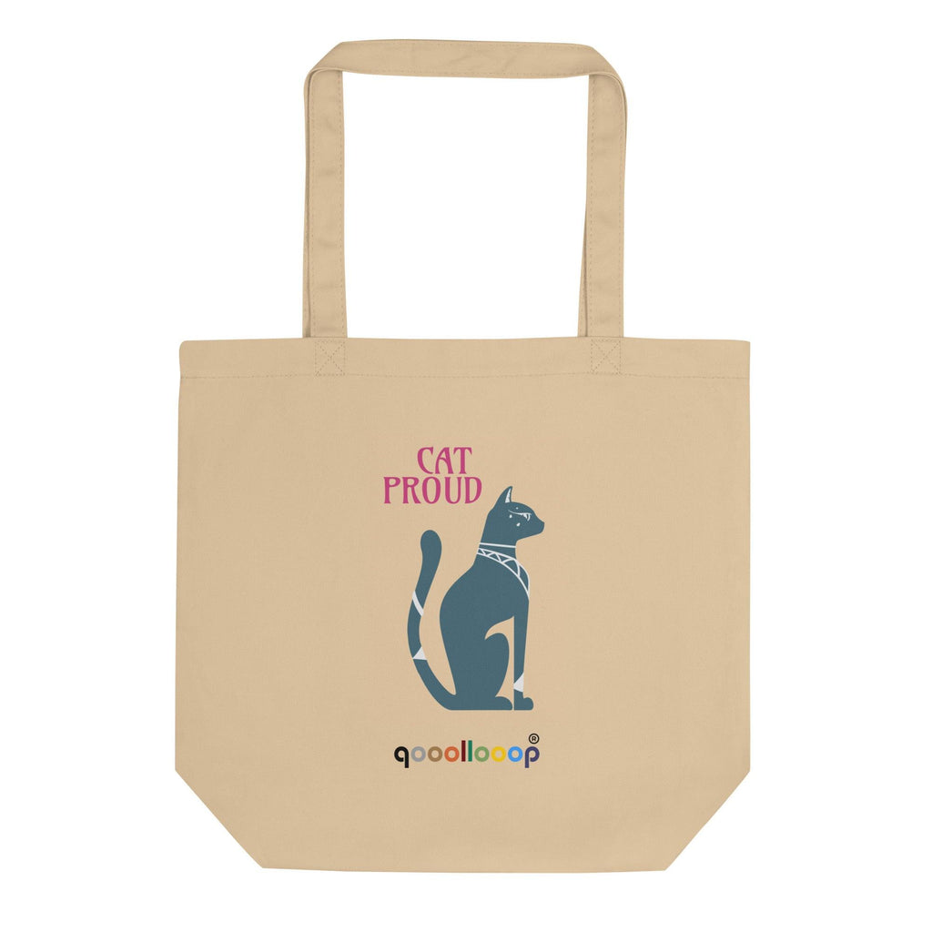 Cat Proud | Oyster | Eco Tote Bag - The Pet Talk