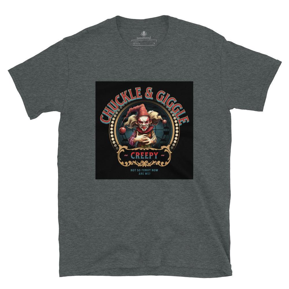 Chuckle & Giggle Clown | Short-Sleeve Unisex Soft Style T-Shirt - The Pet Talk