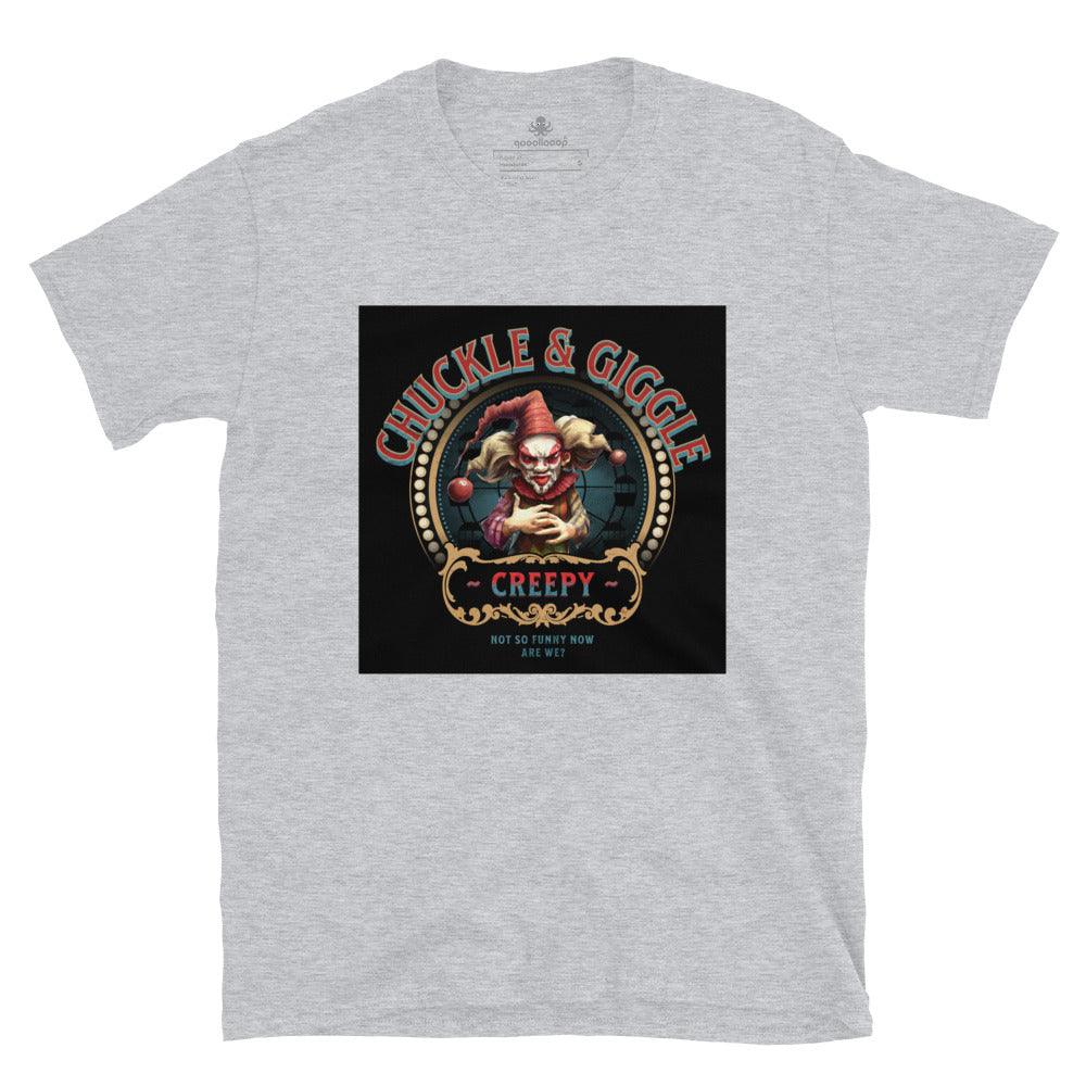 Chuckle & Giggle Clown | Short-Sleeve Unisex Soft Style T-Shirt - The Pet Talk