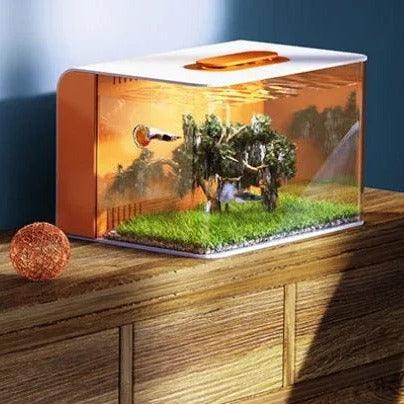 Desktop Aquariums Fish Tank Living Room Decoration - The Pet Talk