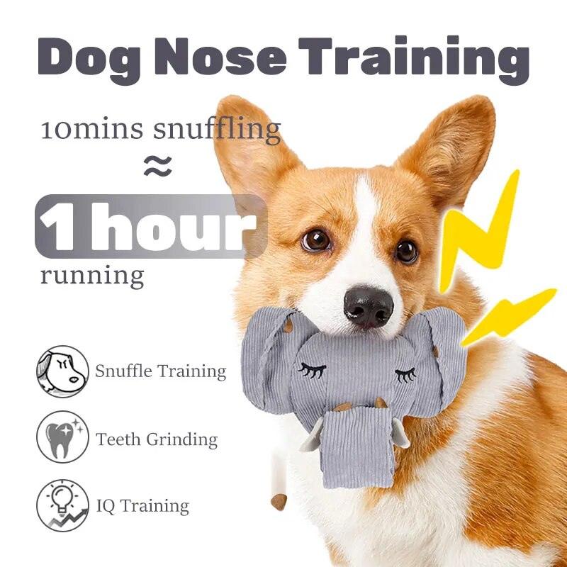 Dog Interactive Elephant Shape Toys Dog Treats Dispenser Training Kits - The Pet Talk