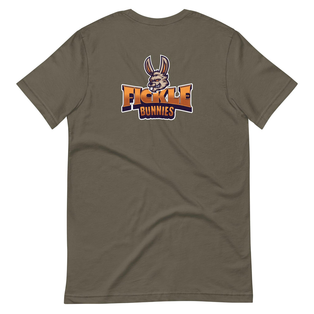 Fickle Bunnies | Back & Dark Base | Unisex T-shirt - The Pet Talk