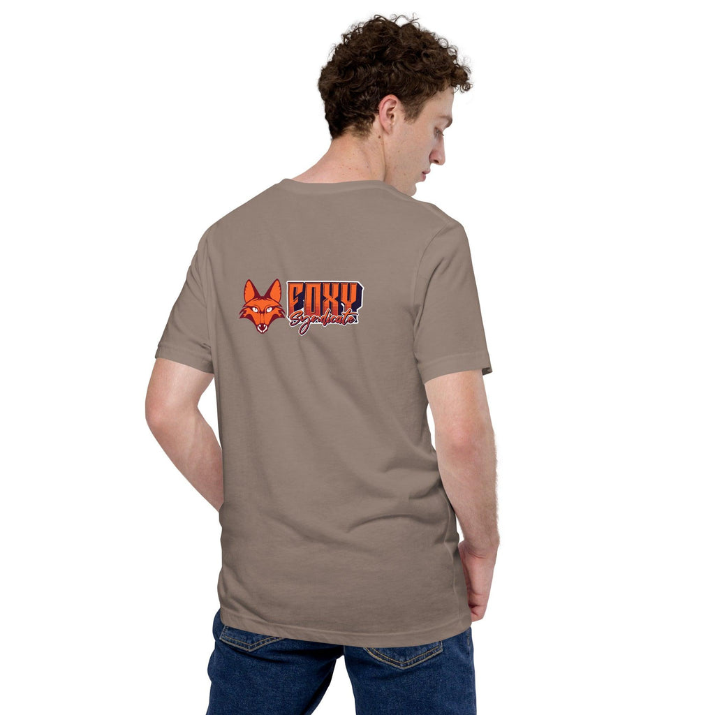 Foxy Syndicate | Back & Dark Base | Unisex T-shirt - The Pet Talk