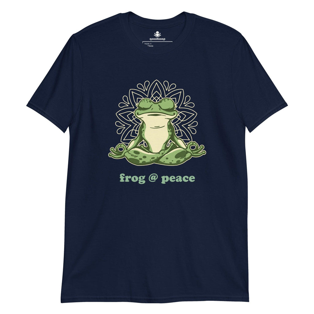 Frog At Peace | Short-Sleeve Unisex Soft Style T-Shirt - The Pet Talk