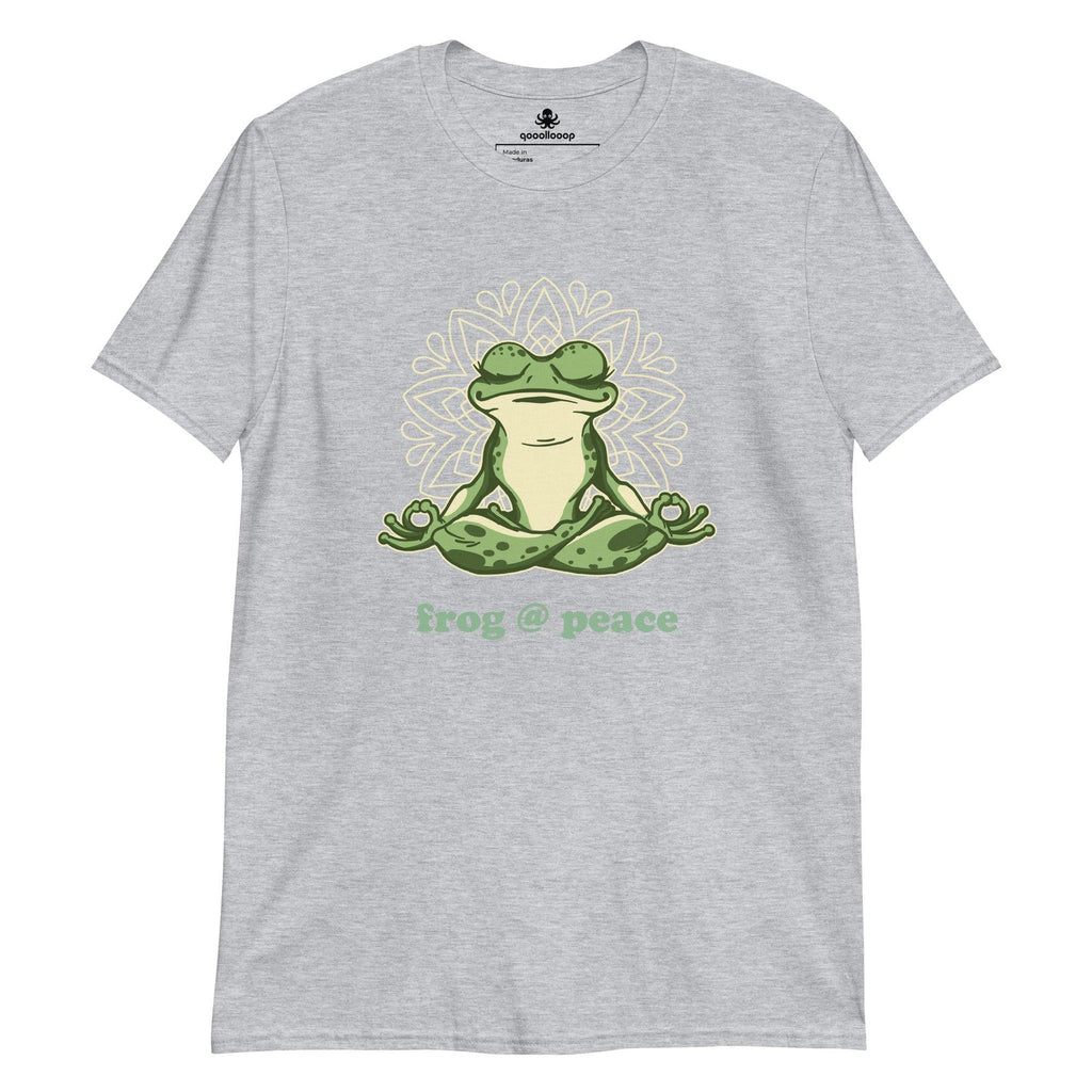 Frog At Peace | Short-Sleeve Unisex Soft Style T-Shirt - The Pet Talk