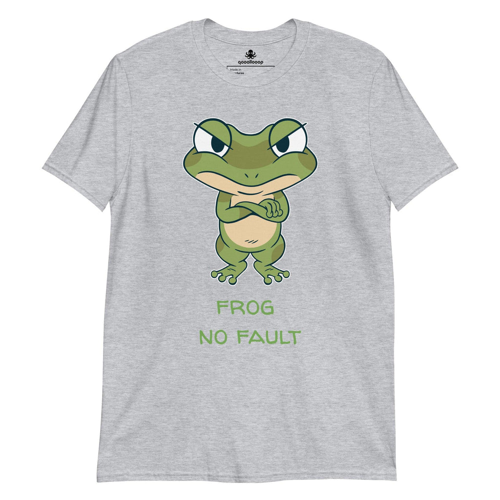 Frog No Fault | Short-Sleeve Unisex Soft Style T-Shirt - The Pet Talk