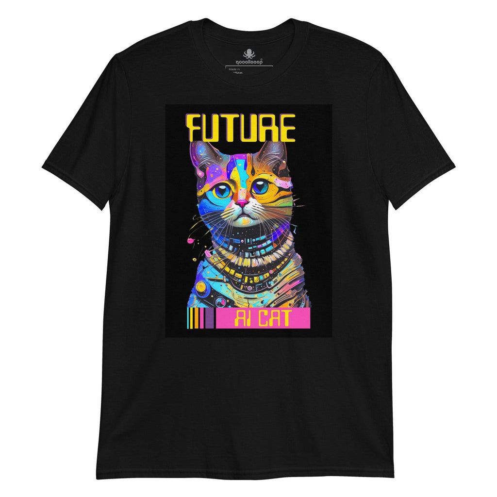 Future AI Cat | Short-Sleeve Unisex Soft Style T-Shirt - The Pet Talk