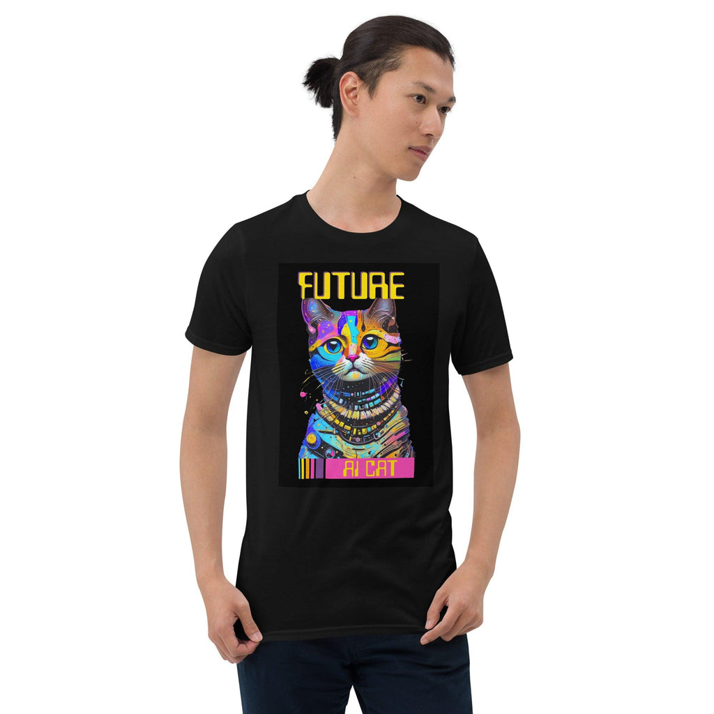 Future AI Cat | Short-Sleeve Unisex Soft Style T-Shirt - The Pet Talk