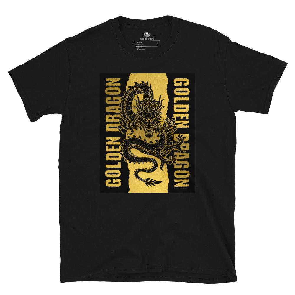 Golden Dragon | Unisex Soft Style T-Shirt - The Pet Talk