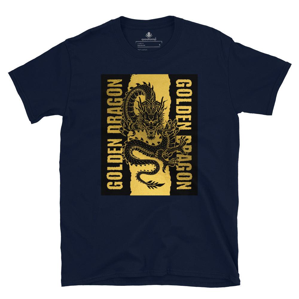 Golden Dragon | Unisex Soft Style T-Shirt - The Pet Talk