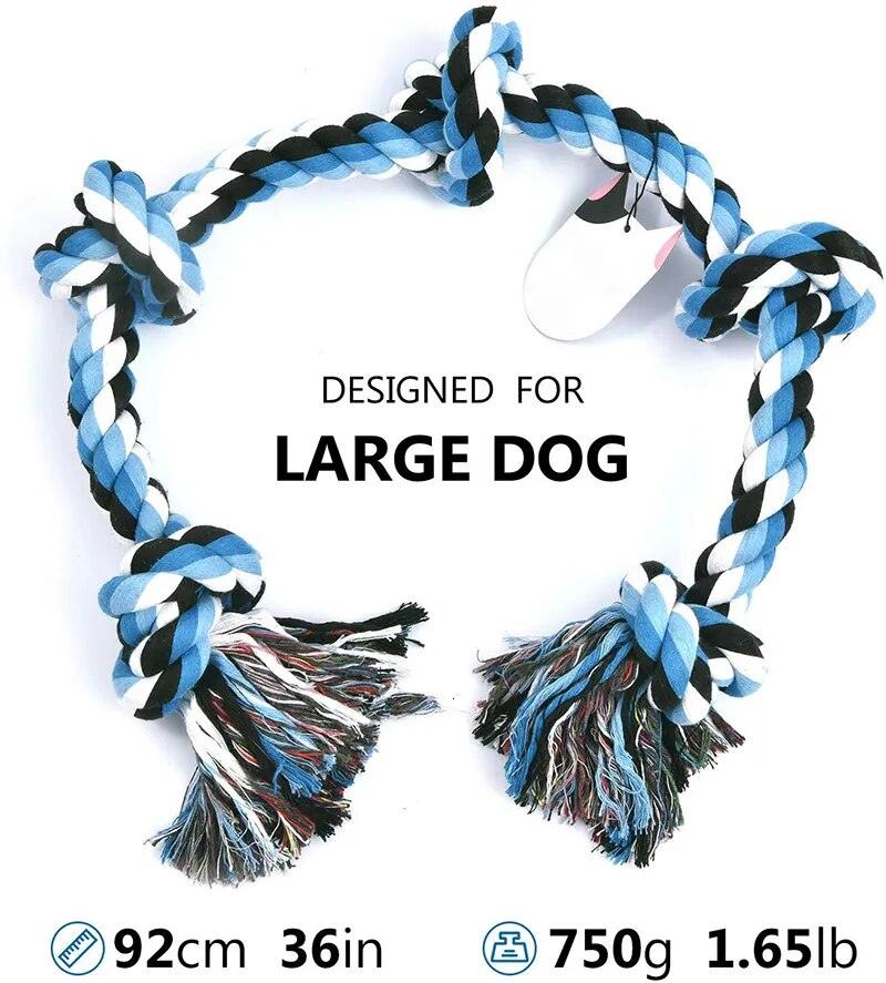 Interactive Dog Toys For Large Dog Giant Rope Pet Chew Toys - The Pet Talk