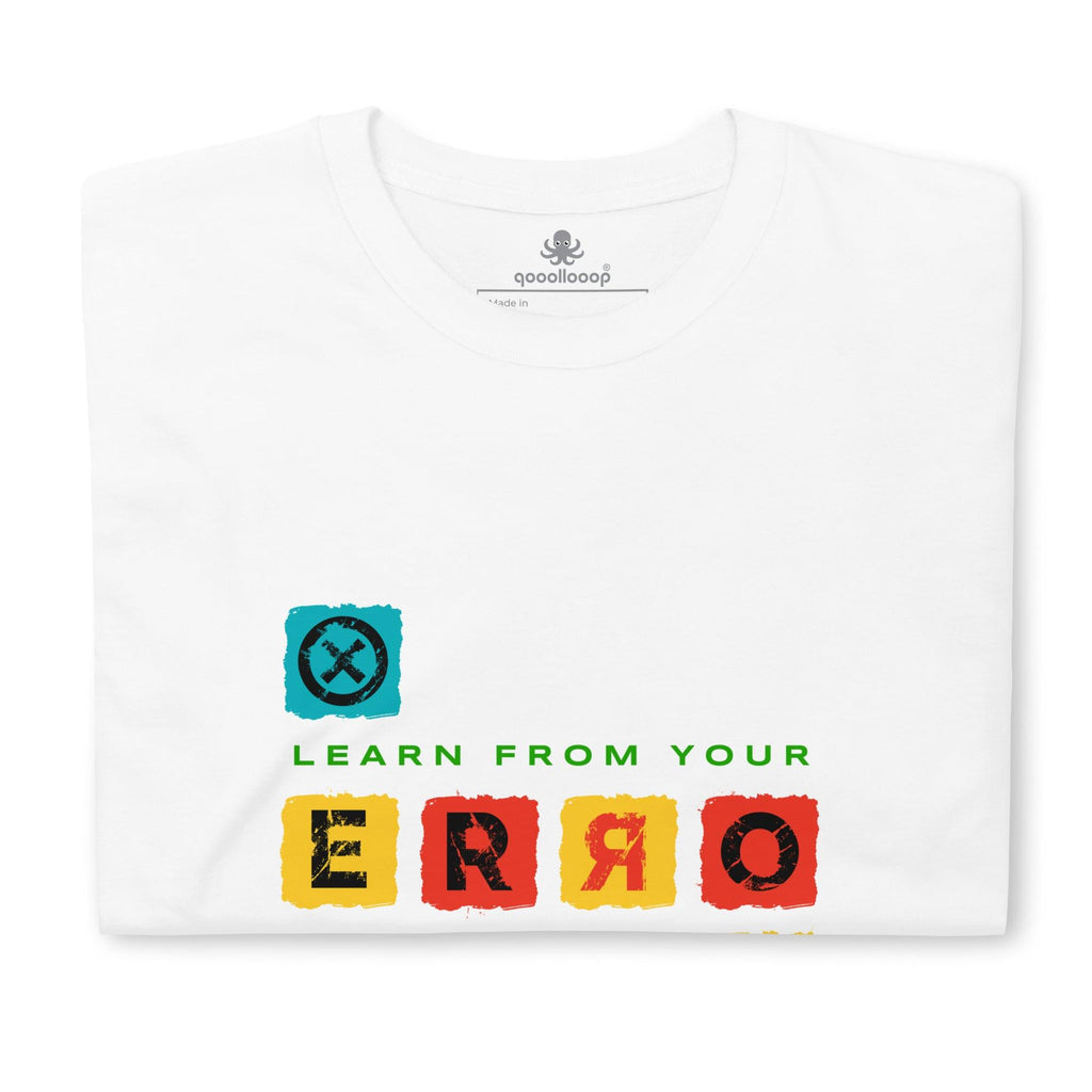 Learn From Your Error | Unisex Soft Style T-Shirt - The Pet Talk