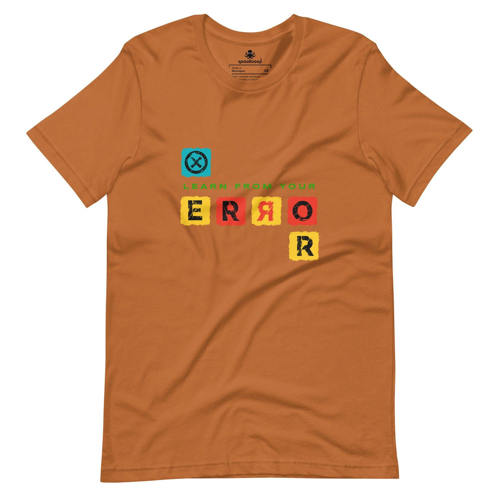 Learn From Your Error | Unisex T-shirt - The Pet Talk