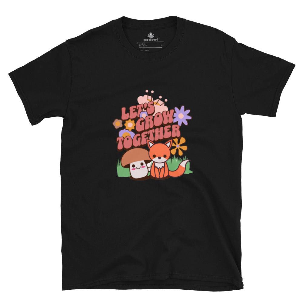 Let's Grow Together | Short-Sleeve Unisex Soft Style T-Shirt - The Pet Talk