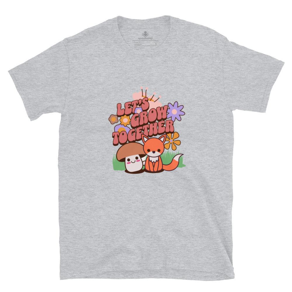 Let's Grow Together | Short-Sleeve Unisex Soft Style T-Shirt - The Pet Talk