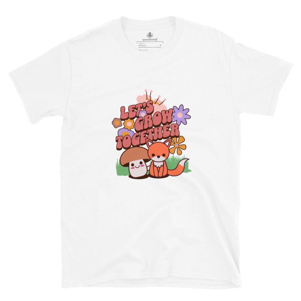 Let's Grow Together | Short-Sleeve Unisex Soft Style T-Shirt - The Pet Talk
