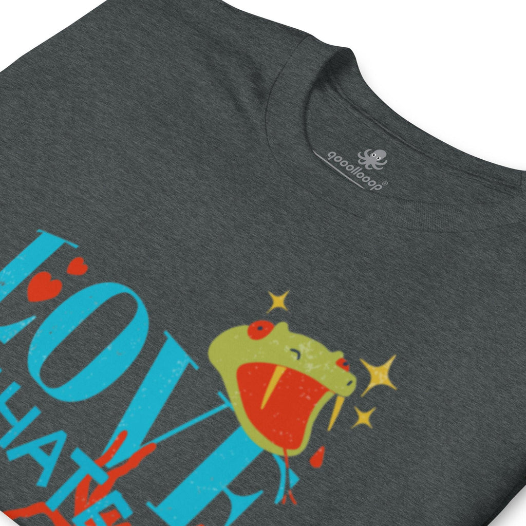 Love Not Hate | Short-Sleeve Unisex Soft Style T-Shirt - The Pet Talk