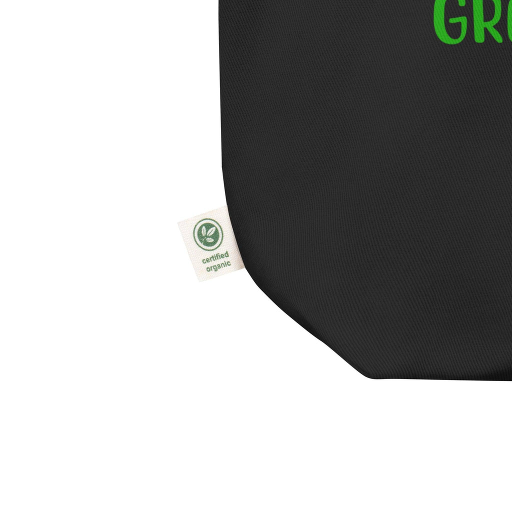 Make A Green Choice | Black and Oyster | Eco Tote Bag - The Pet Talk