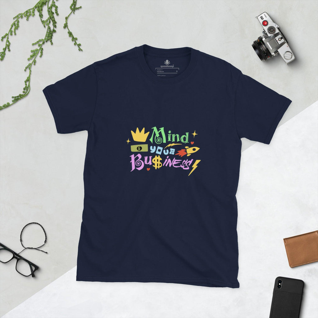Mind Your Business | Short-Sleeve Unisex Soft Style T-Shirt - The Pet Talk