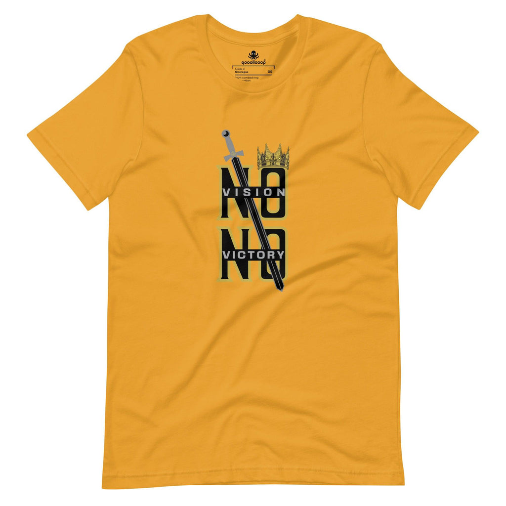 No Vision No Victory | Unisex T-shirt - The Pet Talk