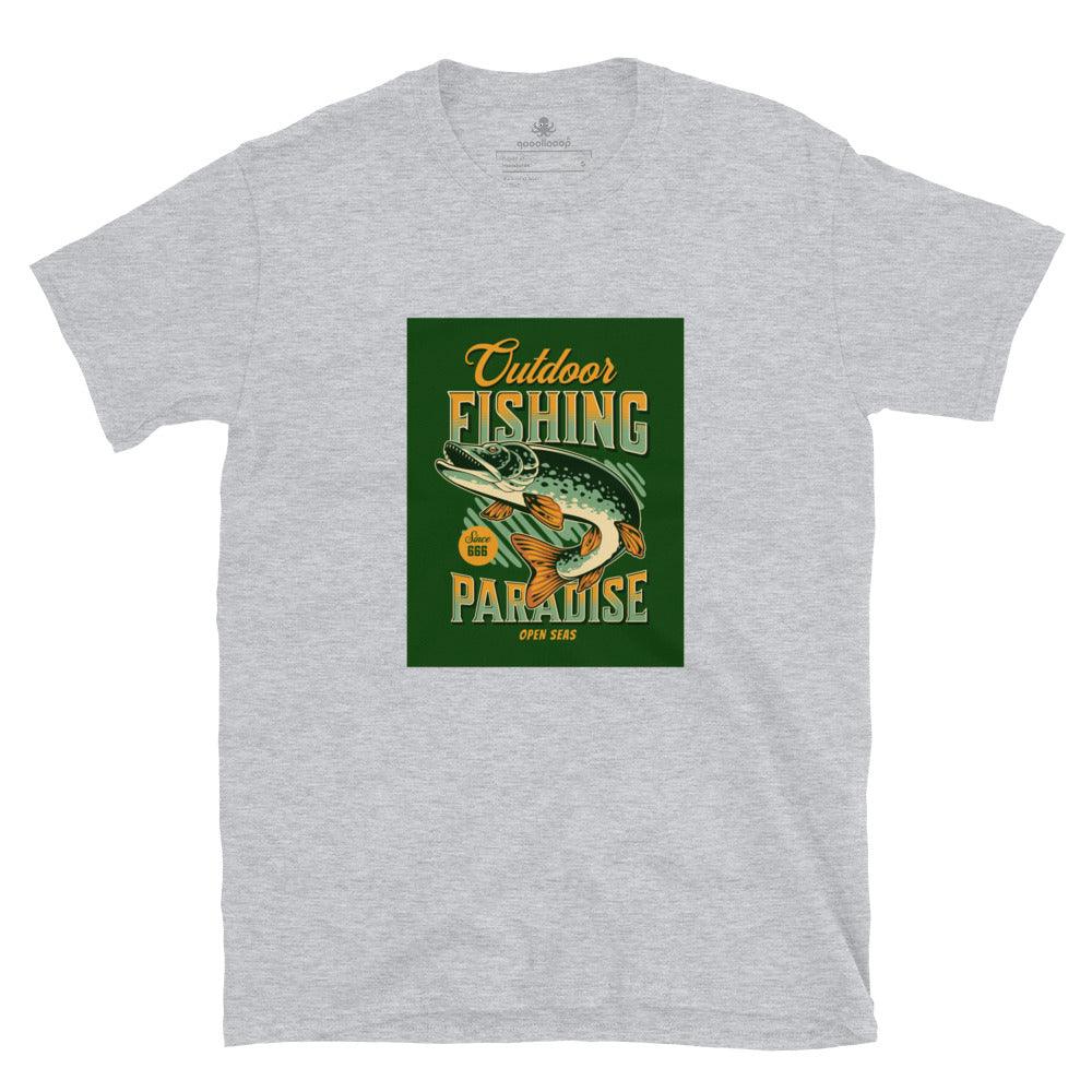 Outdoor Fishing Paradise | Unisex Soft Style T-Shirt - The Pet Talk