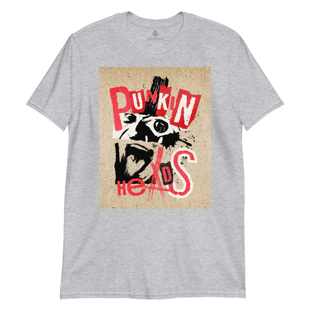 Punk In Heads | Short-Sleeve Unisex Soft Style T-Shirt - The Pet Talk