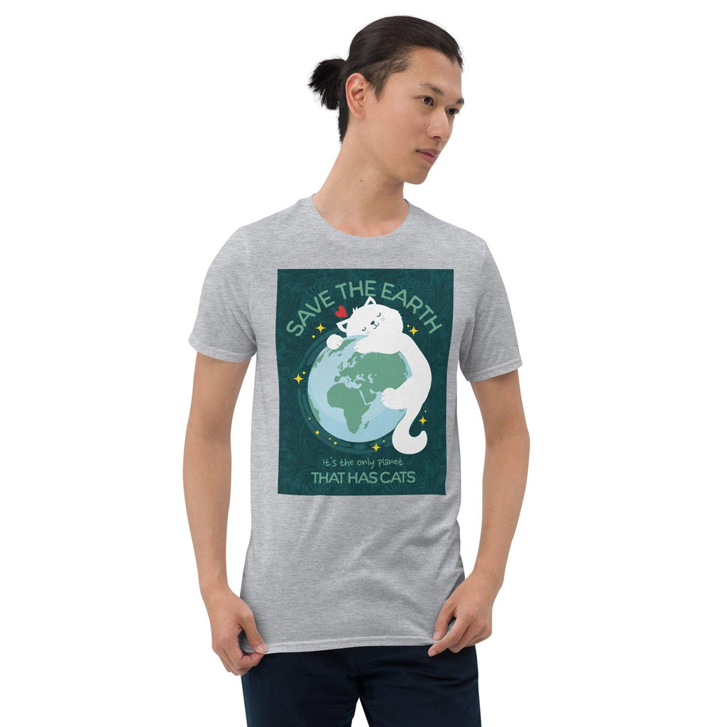 Save The Earth That Has Cats | Unisex Soft Style T-Shirt - The Pet Talk