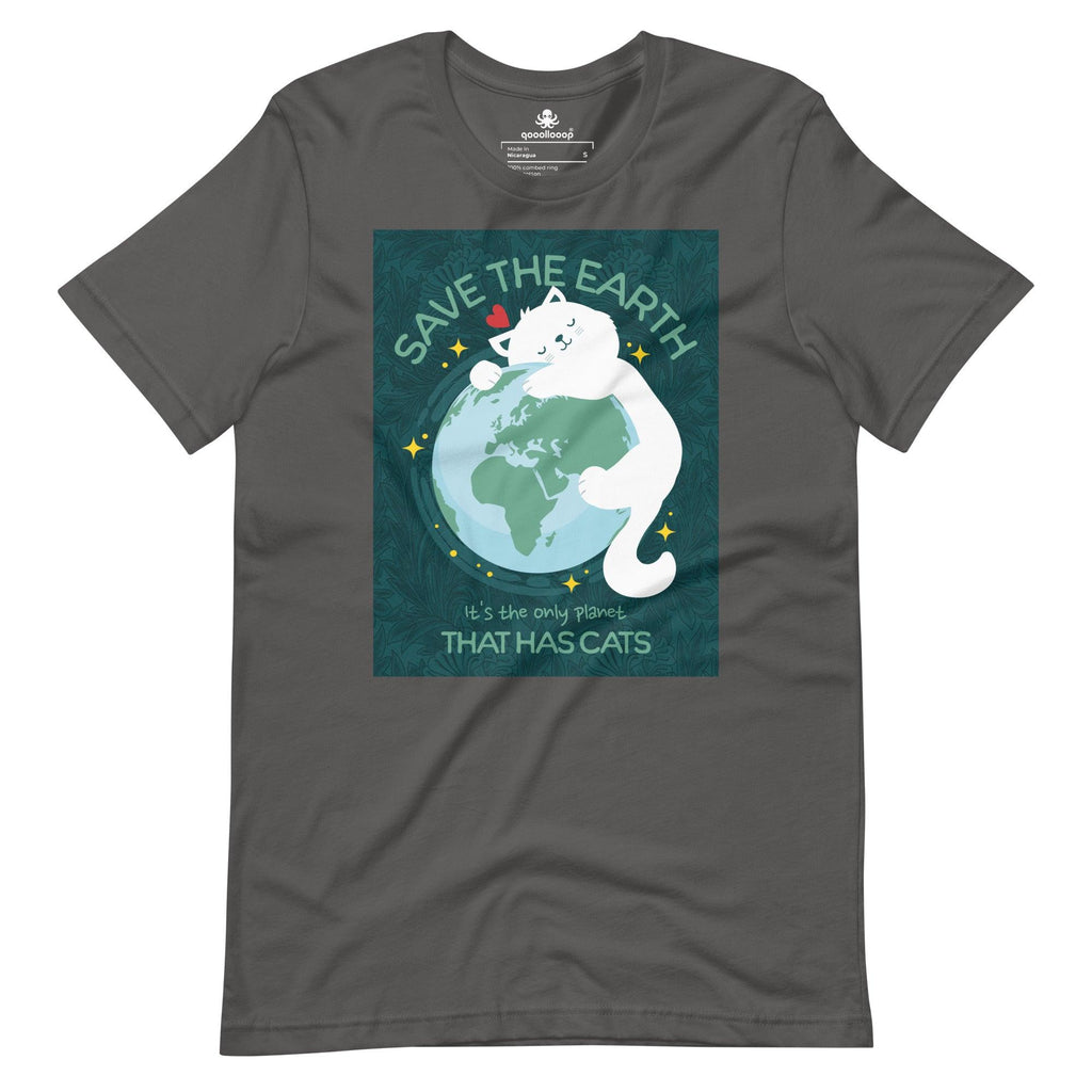 Save The Earth That Has Cats | Unisex T-shirt - The Pet Talk