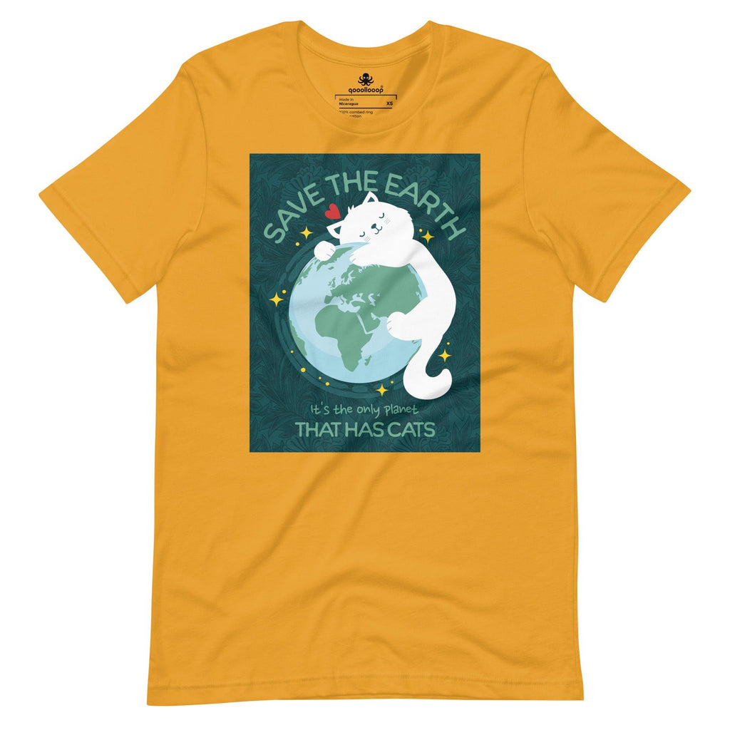 Save The Earth That Has Cats | Unisex T-shirt - The Pet Talk