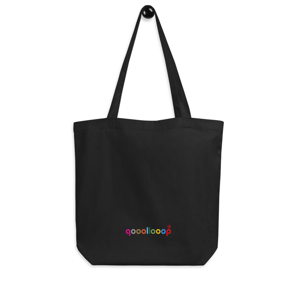Say it with style, say it with eco bag | Black and Oyster | Eco Tote Bag - The Pet Talk