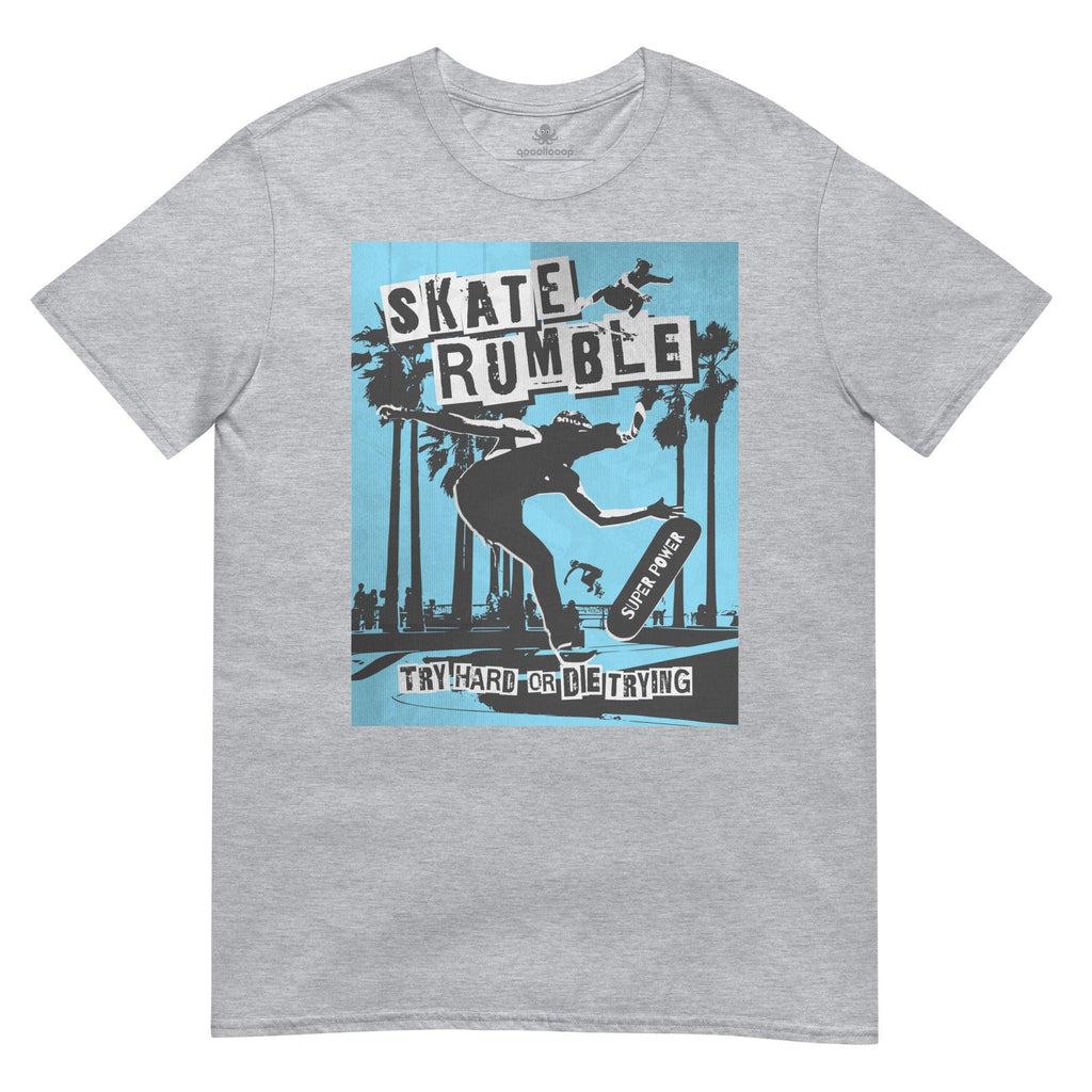 Skate Rumble | Short-Sleeve Unisex Soft Style T-Shirt - The Pet Talk