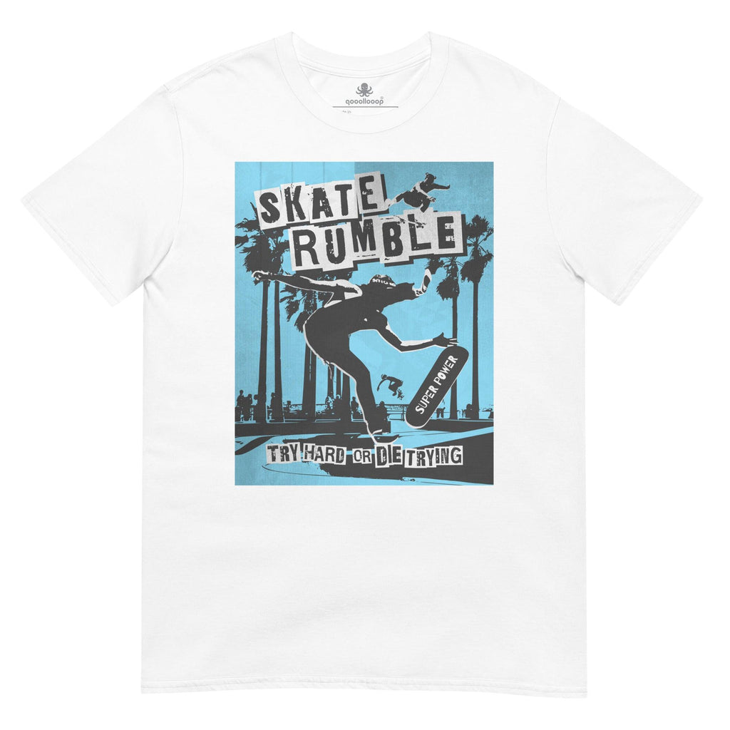 Skate Rumble | Short-Sleeve Unisex Soft Style T-Shirt - The Pet Talk